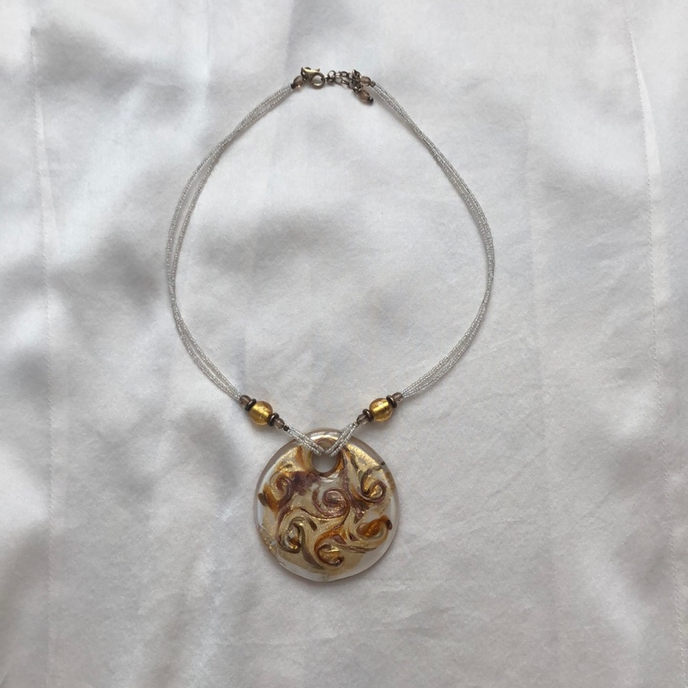 NEW Venice Style Venetian glass necklace - Picture 4 of 7